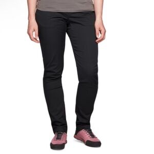 Black Diamond Women's‎ Notion SL Straight Leg Pants Size 10 Black